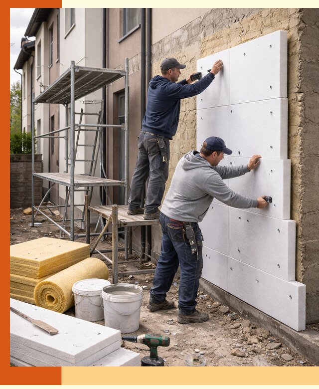 Утепление таунхауса с гарантией комфорта в Дмитрове