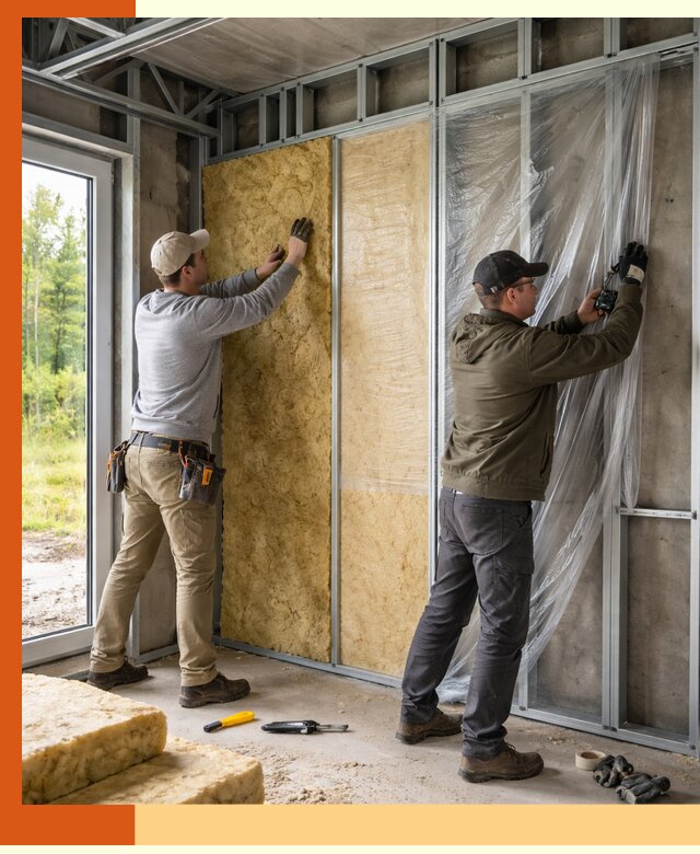 Утепление дома из ЛСТК в Дмитрове с гарантией качества и эффективности