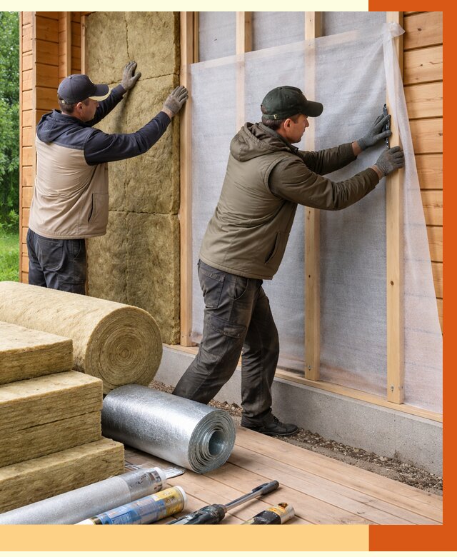 Утепление дома из двойного бруса в Дмитрове от 5146 руб./м² — ТепломастерДмв под ключ