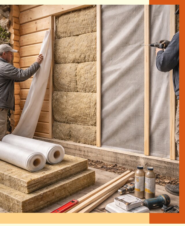 Утепление дома из минибруса в Дмитрове от 4824 руб/м2 — заказать профессионально | ТепломастерДмв