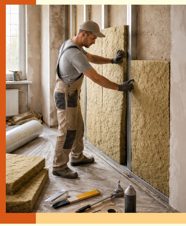 Утепление квартиры в Дмитрове — комплексная теплоизоляция стен и полов