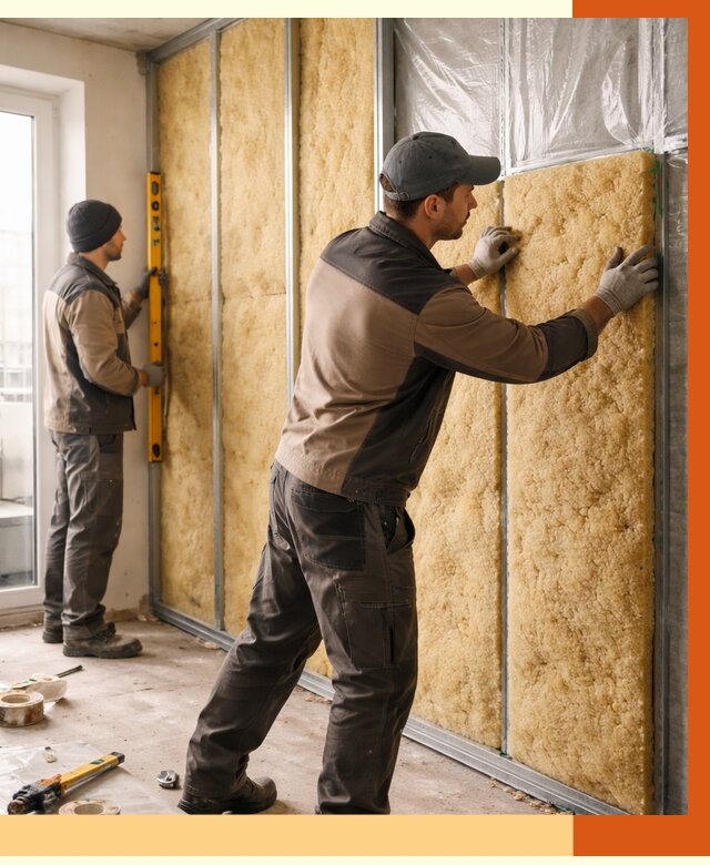 Утепление квартиры изнутри в Дмитрове от 4663 руб. за м2 | Проф. работы ТепломастерДмв