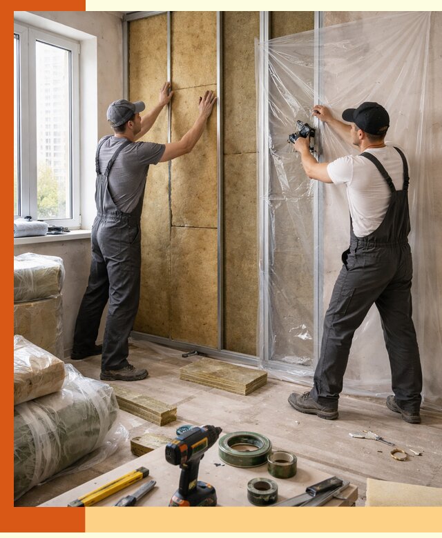 Утепление квартиры изнутри профессионально в Дмитрове