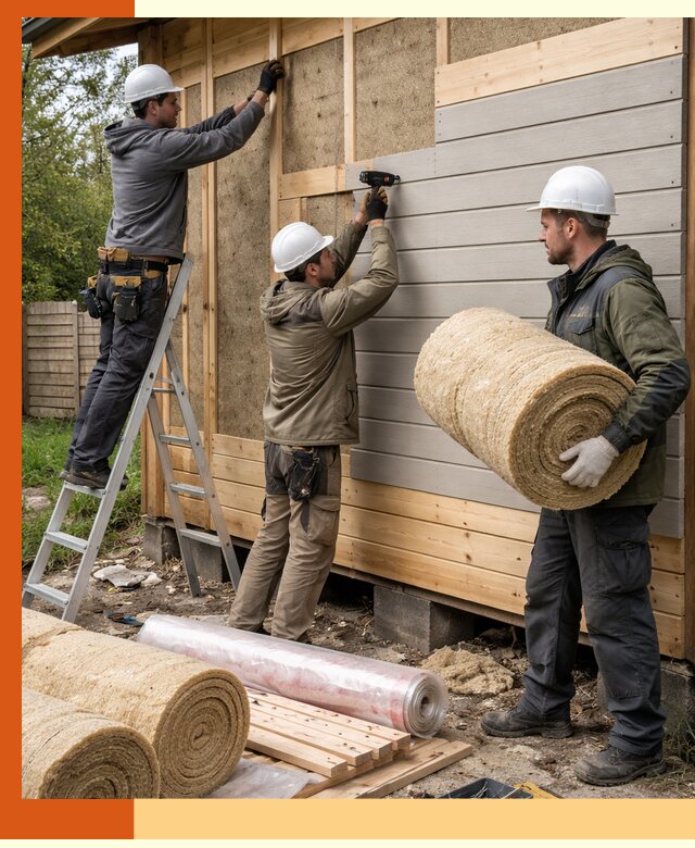 Утепление бани снаружи в Дмитрове профессионально и надежно