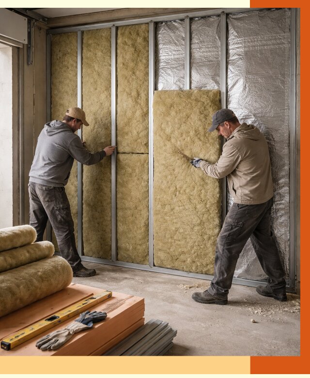 Утепление гаража изнутри в Дмитрове от 8040 руб/м2 — работы и цена | ТепломастерДмв