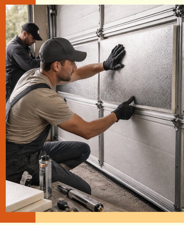 Утепление гаражных ворот в Дмитрове качественно и надежно