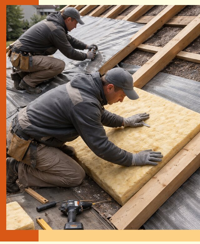 Профессиональное утепление крыши в Дмитрове качественно и надежно