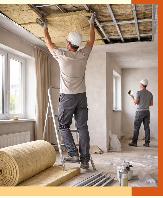 Утепление потолка в частном доме в Дмитрове от 1018 руб./м² — работы под ключ | ТепломастерДмв