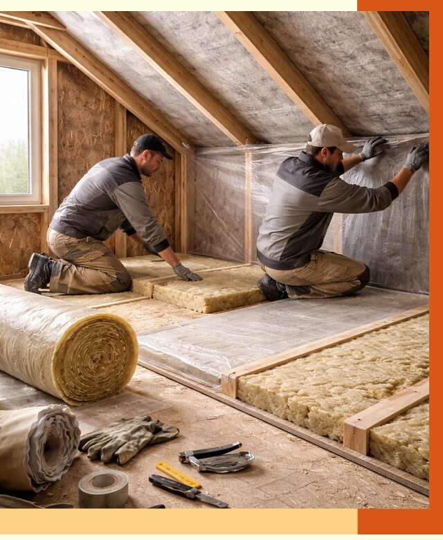 Утепление чердака в Дмитрове от 8040 руб/м² — теплоизоляция и комплексное утепление под ключ | ТепломастерДмв