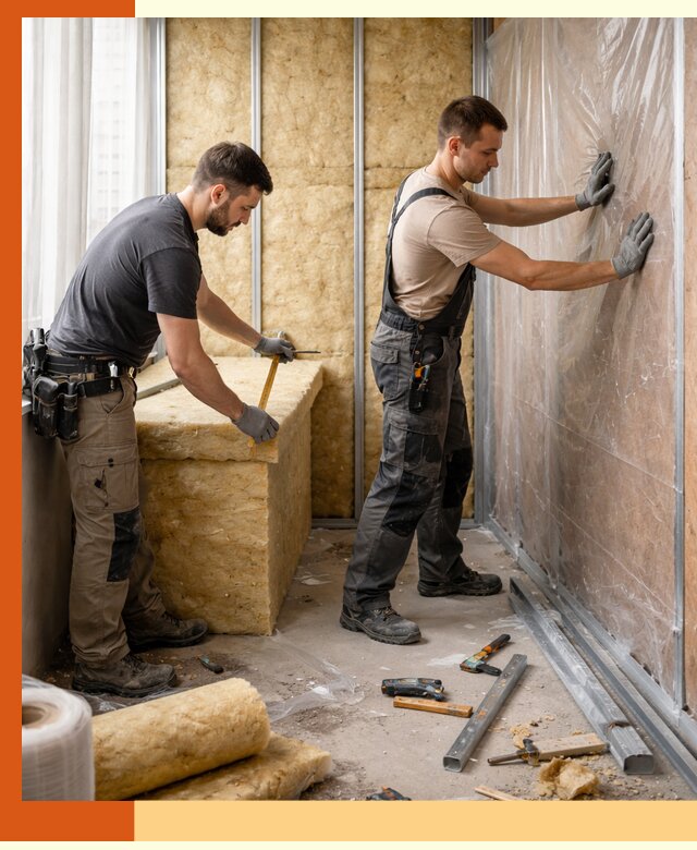 Профессиональное утепление лоджии в Дмитрове эффективно и надежно