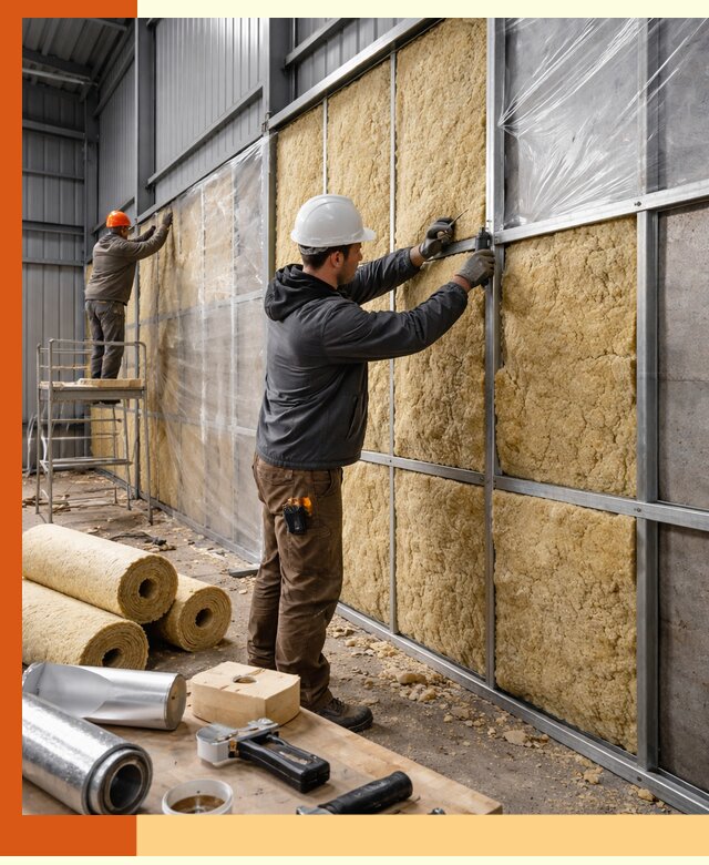 Утепление ангара в Дмитрове — профессиональная теплоизоляция помещений