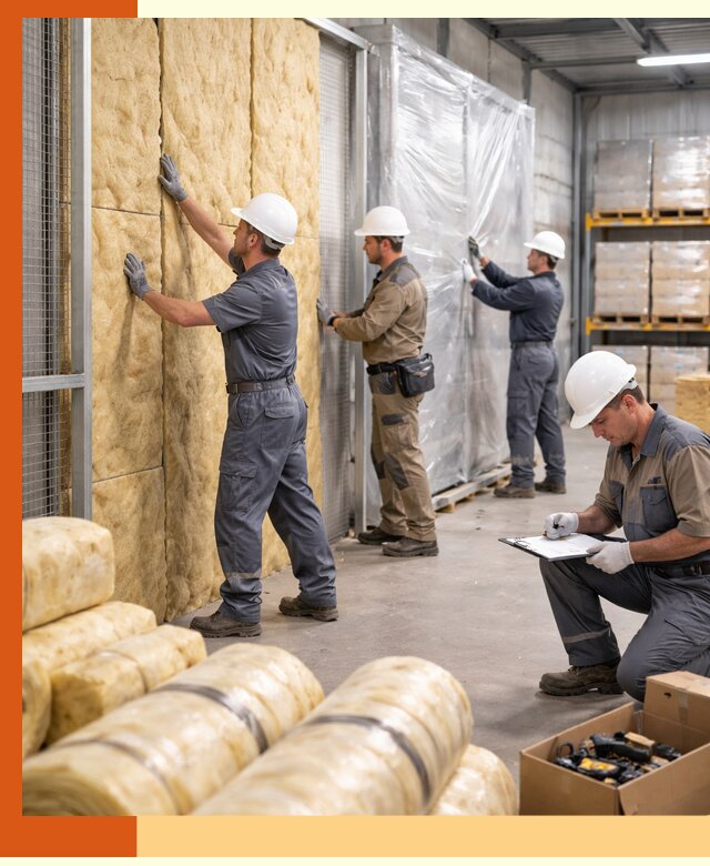 Утепление склада готовой продукции в Дмитрове качественно и быстро