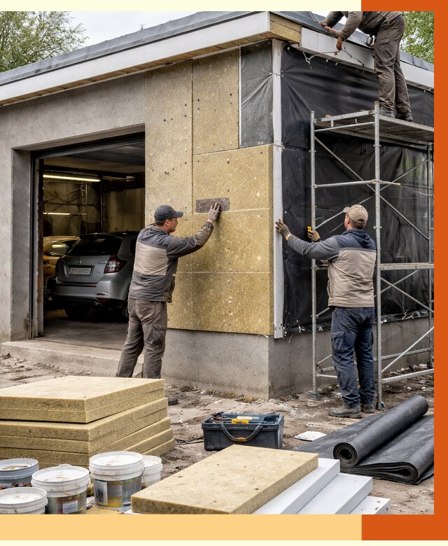 Утепление автосервиса в Дмитрове ппу, пеноизоляция, от 15544 руб/м2 — ТепломастерДмв