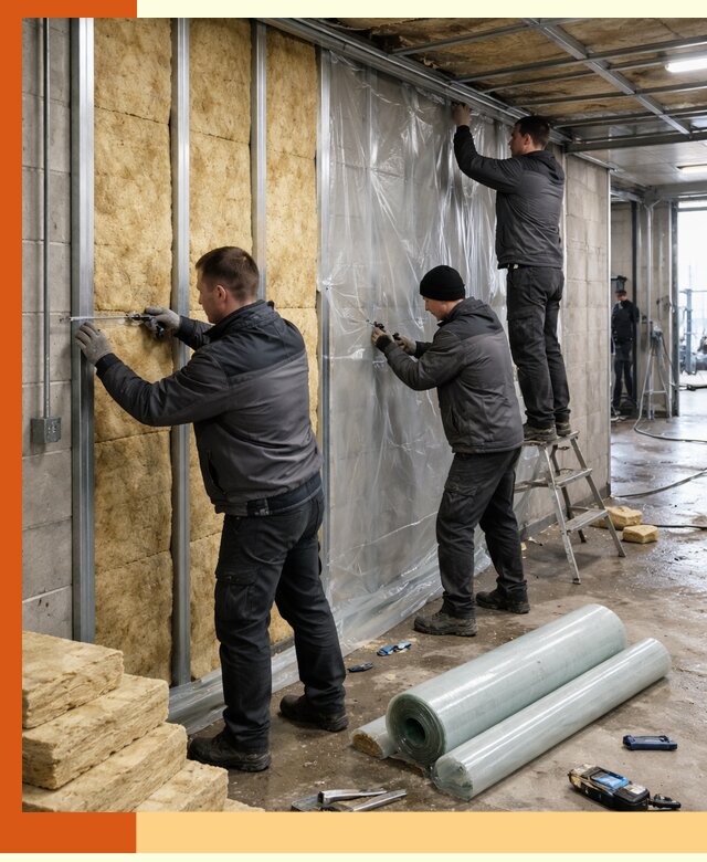 Профессиональное утепление автомойки в Дмитрове для любого типа помещений