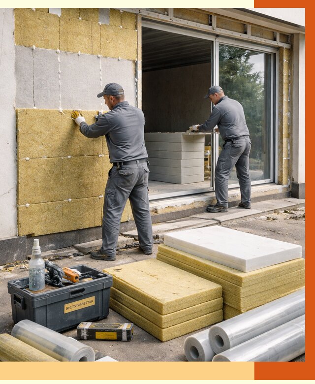 Утепление торгового павильона в Дмитрове от 15544 руб./м² под ключ | ТепломастерДмв