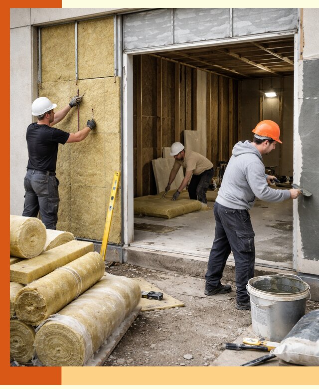 Утепление торгового павильона в Дмитрове — качественно и энергоэффективно