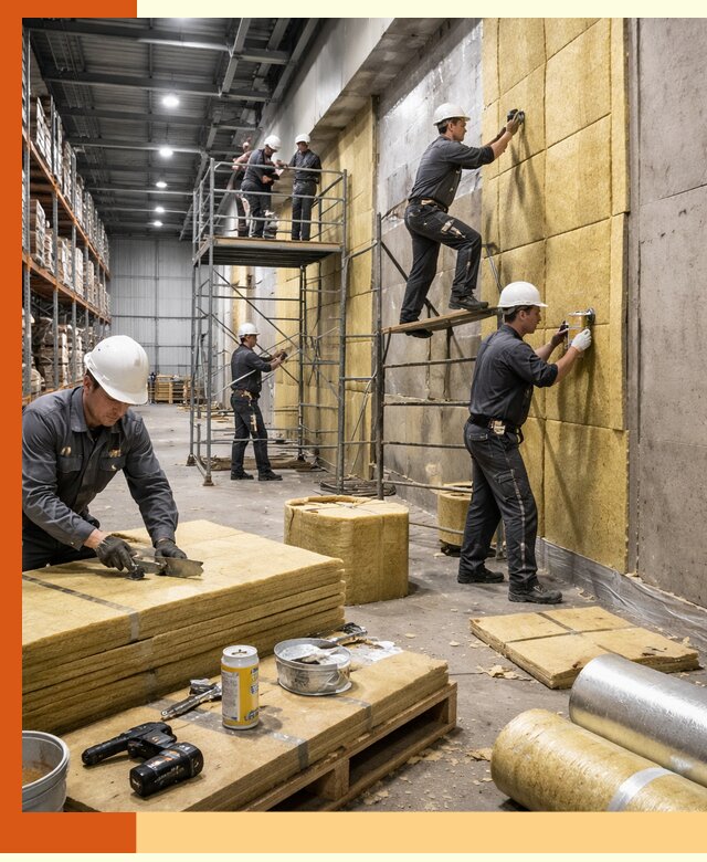 Утепление логистического центра в Дмитрове качественно и экономично