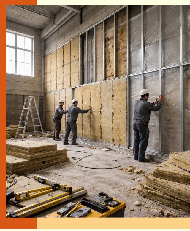 Утепление спортивного зала в Дмитрове качественно и недорого