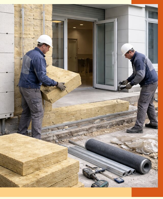 Утепление медицинского центра в Дмитрове под ключ от 13400 руб./м² | ТепломастерДмв