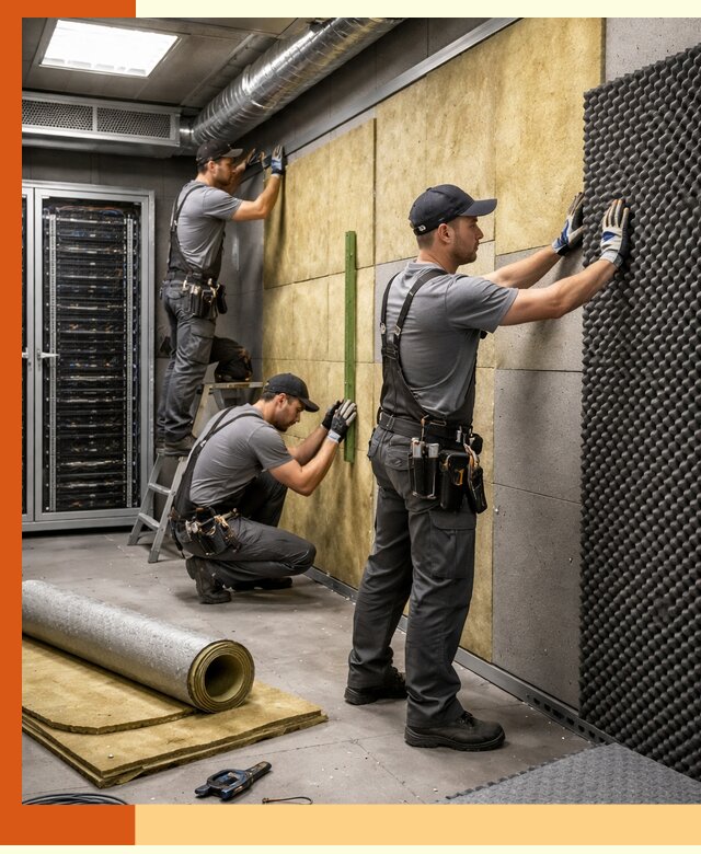 Утепление серверной комнаты профессионально в Дмитрове