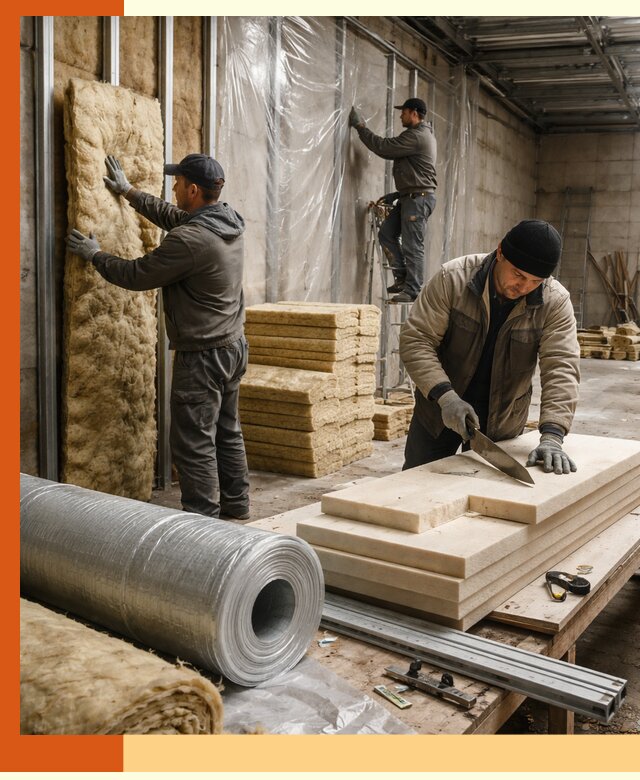 Утепление торгового склада в Дмитрове с энергоэффективными решениями