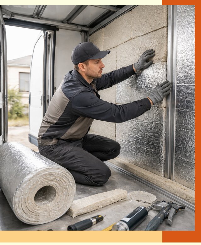 Утепление фургона рефрижератора в Дмитрове от 13400 руб./м² под ключ | ТепломастерДмв