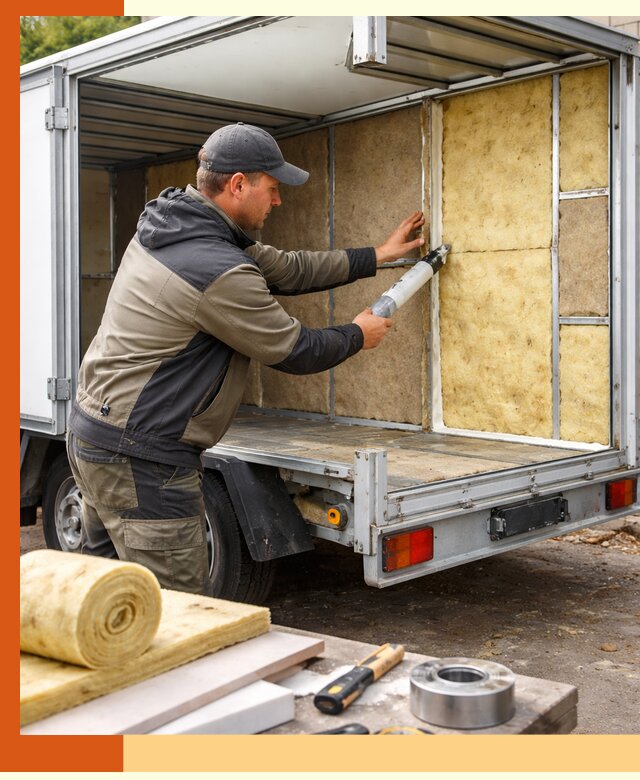 Профессиональное утепление прицепа в Дмитрове для любых условий