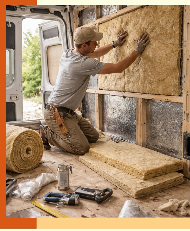 Утепление кемпера под ключ в Дмитрове с гарантией качества