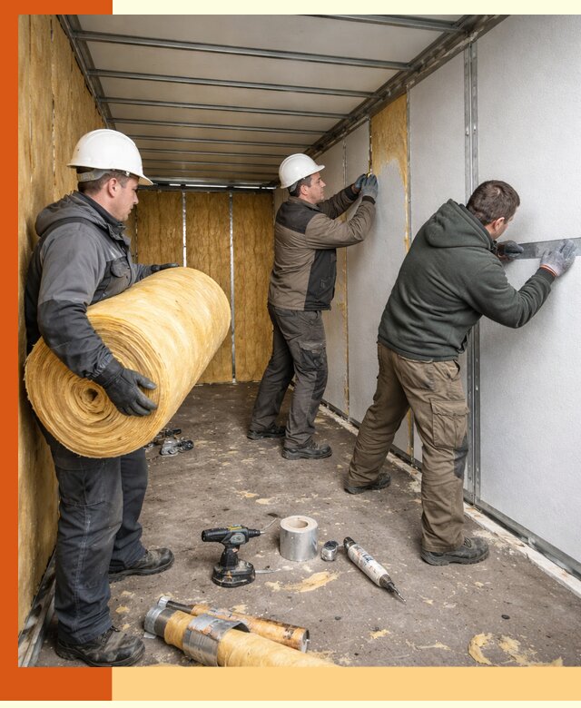 Утепление рефрижераторного контейнера в Дмитрове профессионально и надежно