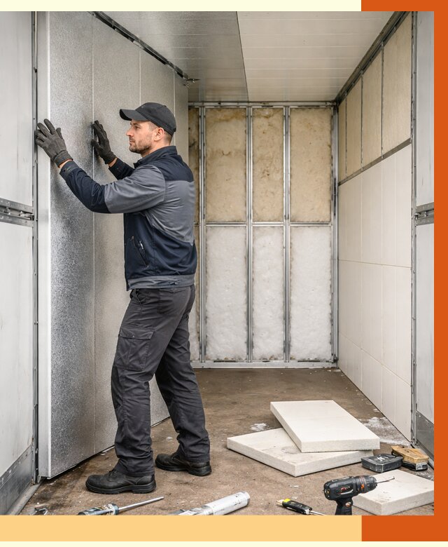 Утепление холодильного кузова в Дмитрове от 14472 руб. под ключ | ТепломастерДмв