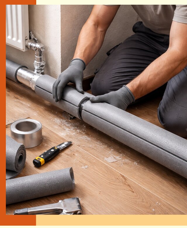 Утепление труб отопления в Дмитрове: теплоизоляция и защита сети