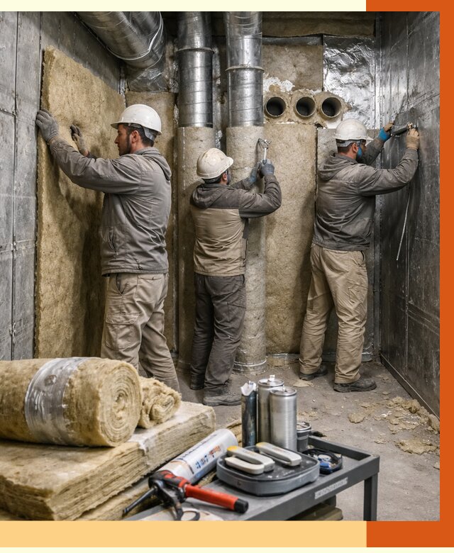 Утепление венткамеры в Дмитрове под ключ от 1554 руб. — профессионально | ТепломастерДмв