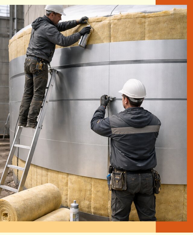 Утепление цистерны в Дмитрове пенополиуретаном от 15544 руб. под ключ | ТепломастерДмв