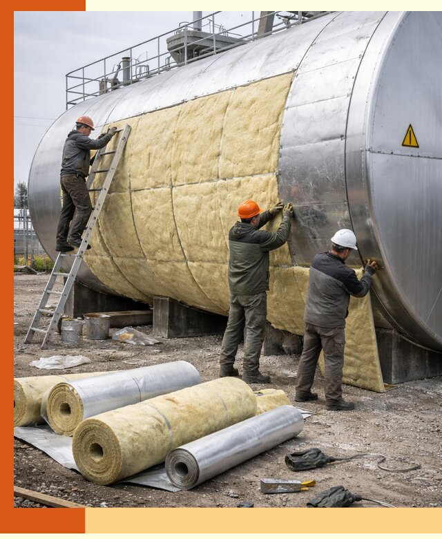 Утепление резервуаров с топливом в Дмитрове надежно и экономично
