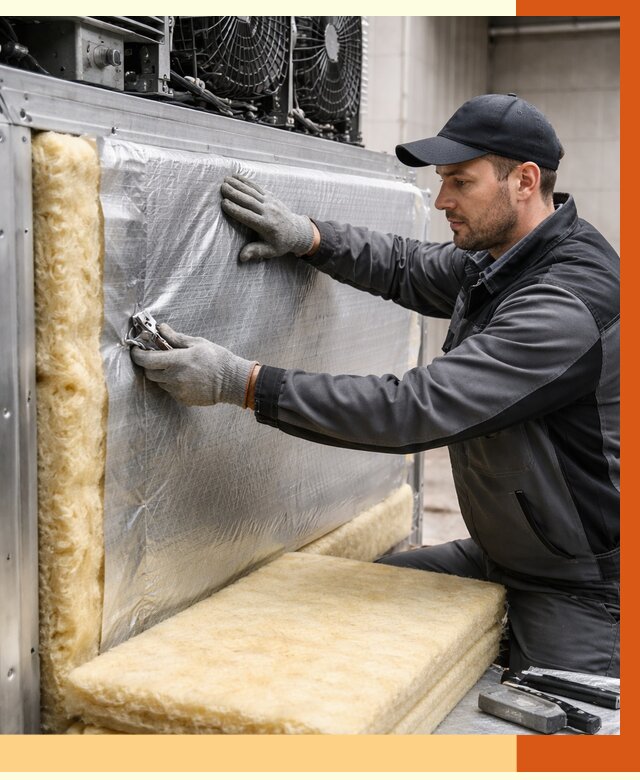 Утепление холодильного агрегата в Дмитрове от 9112 руб. под ключ | ТепломастерДмв