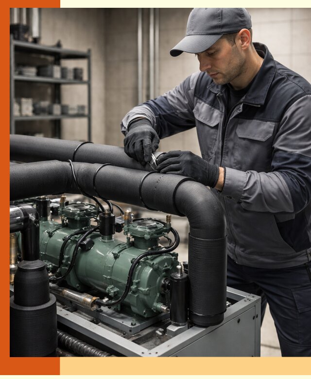 Утепление холодильного агрегата и теплоизоляция в Дмитрове