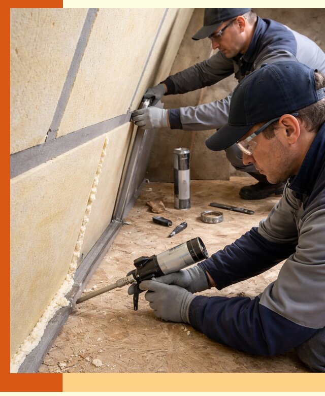 Герметизация стыков ППУ в Дмитрове — надежное уплотнение швов