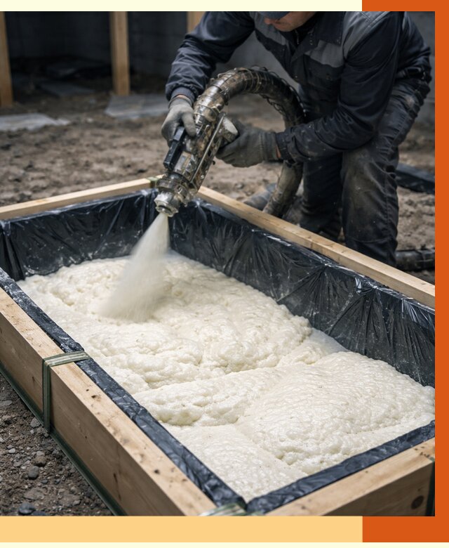 Заливка ППУ в формы в Дмитрове от 2680 руб. — утепление форм под ключ | ТепломастерДмв