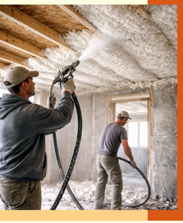 Утепление пеноизолом в Дмитрове от 1715 руб./м2 под ключ | ТепломастерДмв