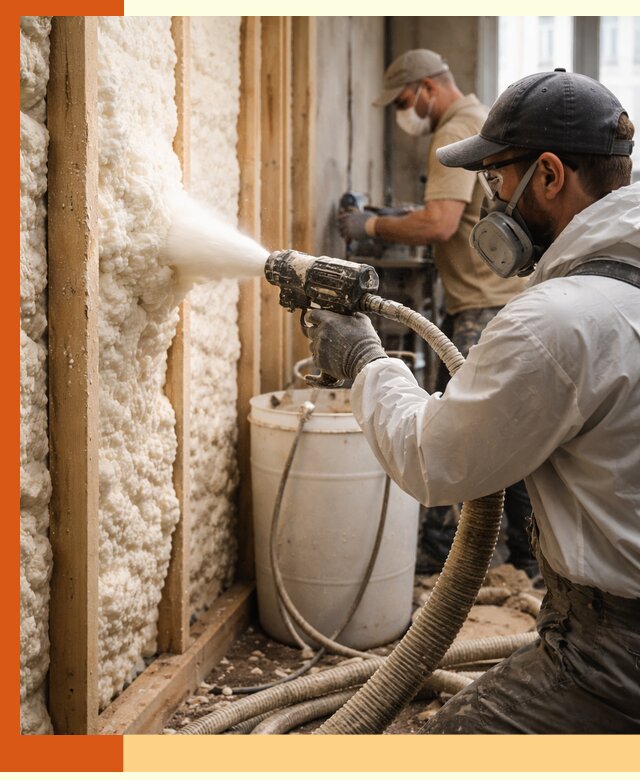 Утепление пеноизолом жилых и коммерческих объектов в Дмитрове