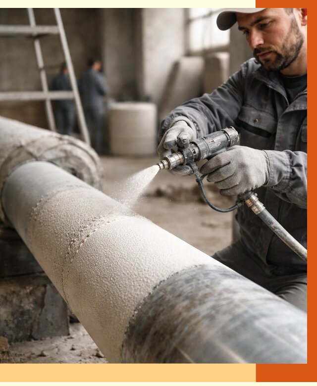 Утепление труб жидкой теплоизоляцией в Дмитрове от 8040 руб. под ключ | ТепломастерДмв