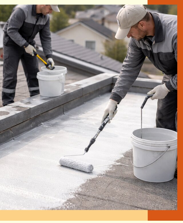 Утепление кровли жидкой теплоизоляцией в Дмитрове от 2305 руб./м2 | ТепломастерДмв