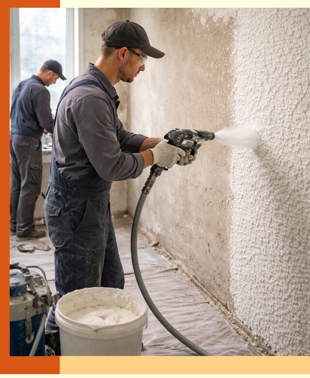 Утепление стен жидкой теплоизоляцией в Дмитрове для квартир и домов