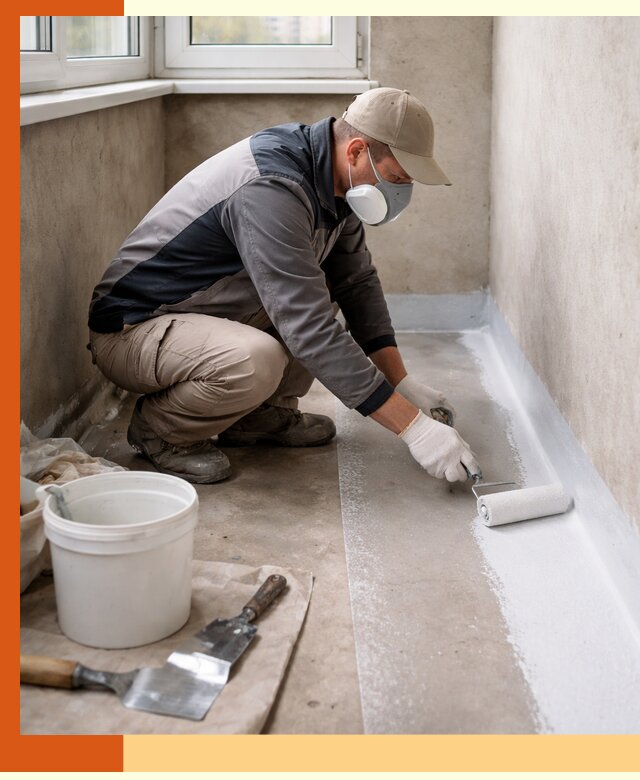 Утепление балкона жидкой теплоизоляцией в Дмитрове