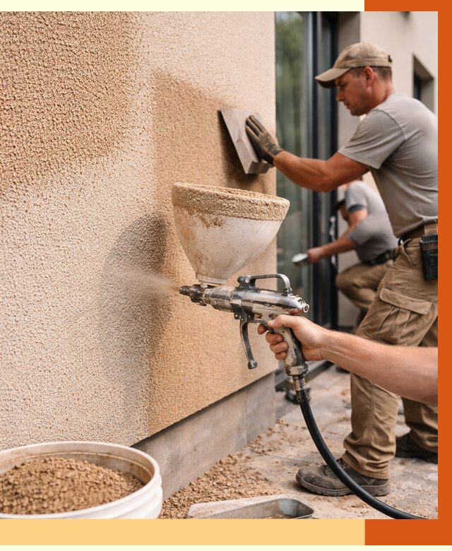 Утепление фасада жидкой пробкой в Дмитрове от 5146 руб./м² под ключ | ТепломастерДмв