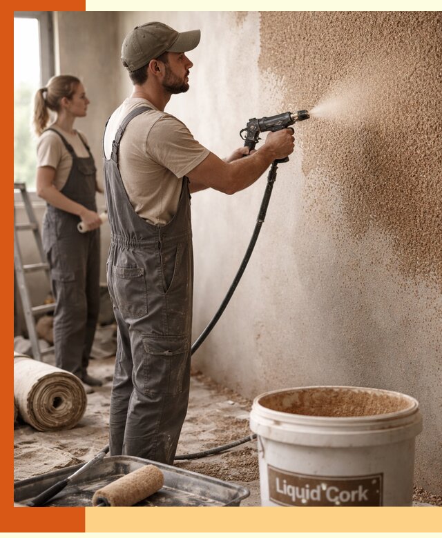 Утепление стен жидкой пробкой в Дмитрове эффективное и долговечное