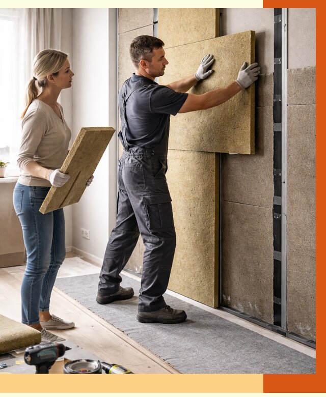 Профессиональная шумоизоляция квартиры в Дмитрове от 8040 руб. за м2 | ТепломастерДмв