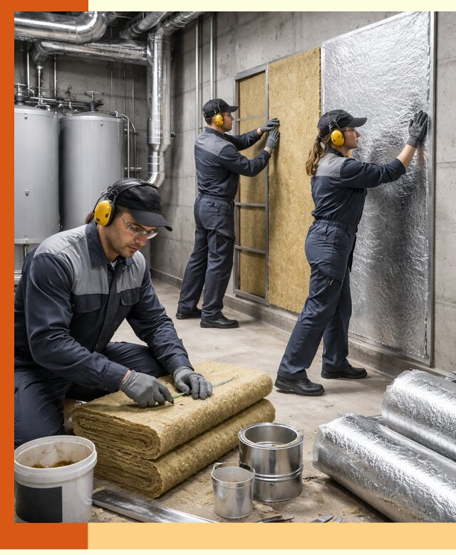 Шумоизоляция котельной в Дмитрове: профессиональный монтаж и материалы