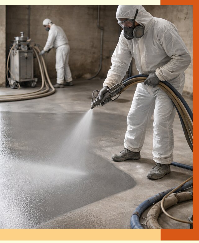 Гидроизоляция полимочевиной в Дмитрове от 9112 руб/м² — напыление полимерной гидроизоляции | ТепломастерДмв