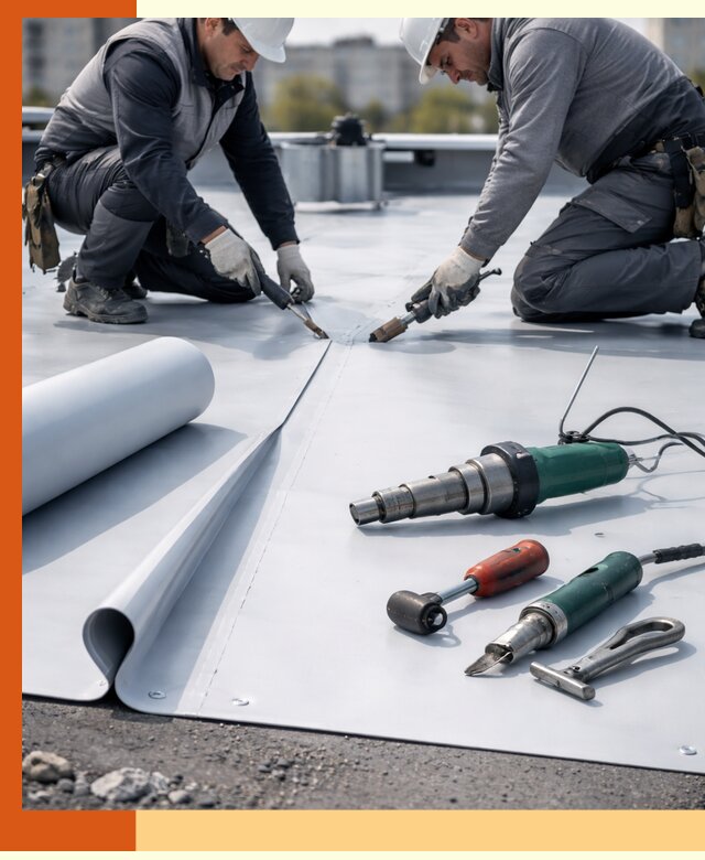 Гидроизоляция мембранной кровли в Дмитрове: монтаж и ремонт быстро